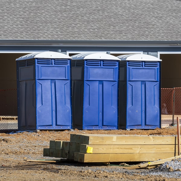 are there any additional fees associated with porta potty delivery and pickup in Unity